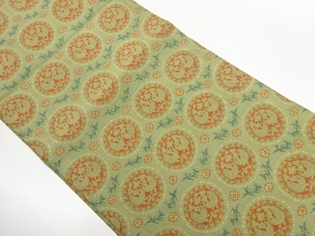 JAPANESE NAGOYA OBI / WOVEN TRADITIONAL PATTERN